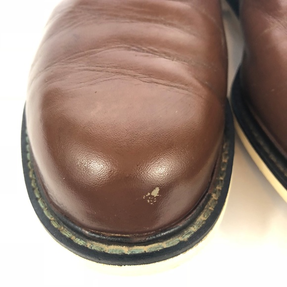 Ashworth Mens Golf Shoes W/ Spikes Sz. 9.5 Brown - Picture 3 of 8